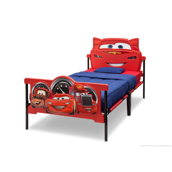 Plastová 3D postel Autá