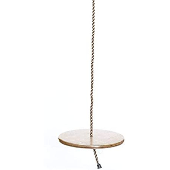Fa tányérhinta Inlea4Fun WOODEN ROUND SWING