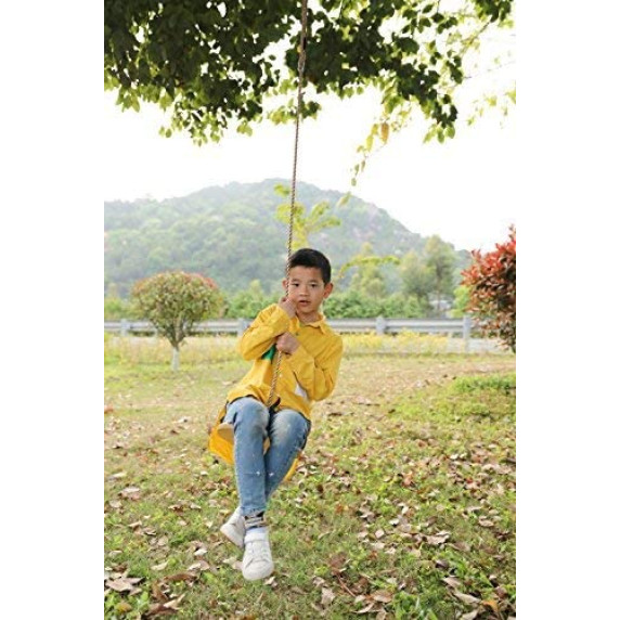 Fa tányérhinta Inlea4Fun WOODEN ROUND SWING