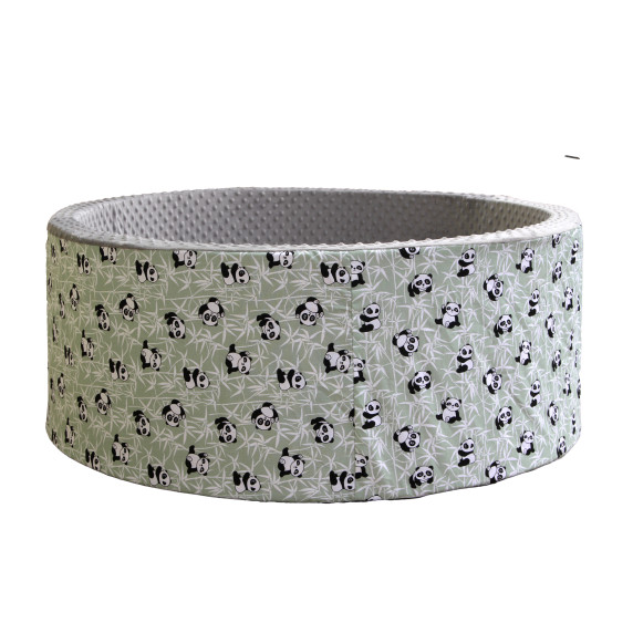 Piscină uscată cu set de bile - 100x40 cm - panda
