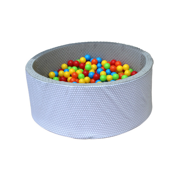Piscină uscată cu set de bile - 100x40 cm - buline