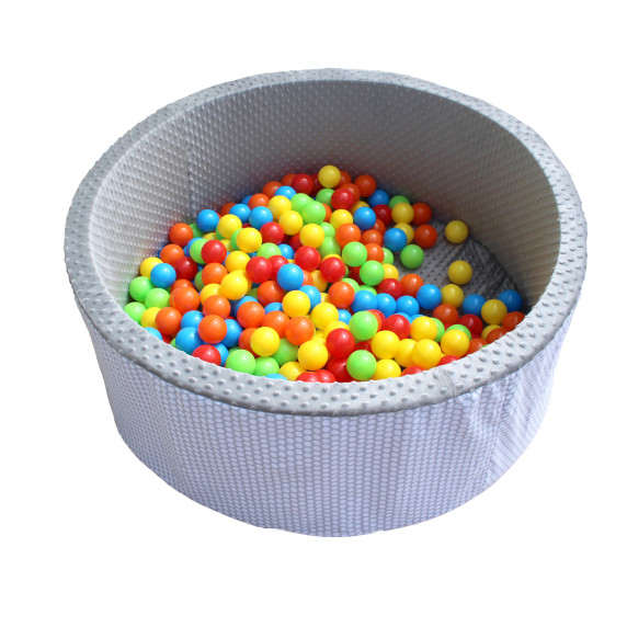 Piscină uscată cu set de bile - 100x40 cm - buline