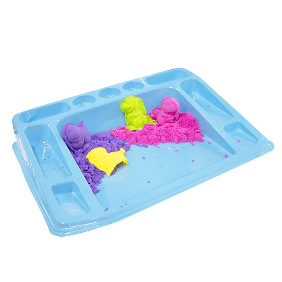 Nisip modelabil / nisip kinetic - 1,5 kg -  Aga4Kids MR1370 + forme 