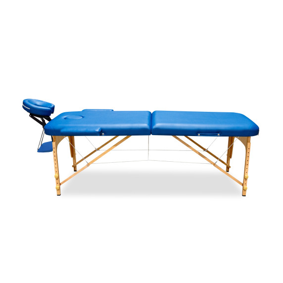 Masă de masaj pliabilă - albastru - Aga MR6150