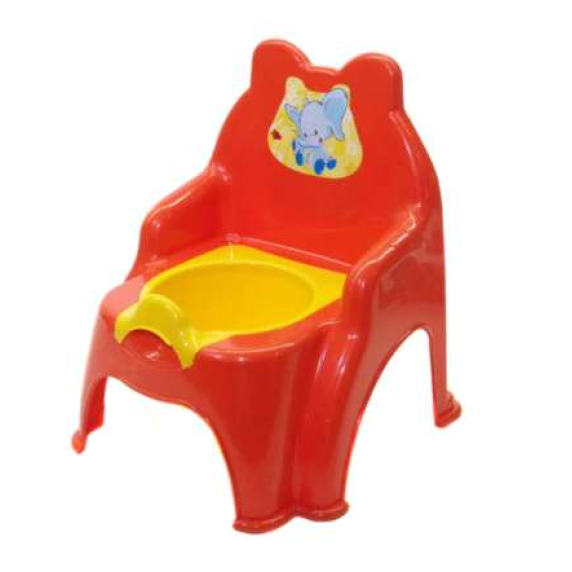 Szék formájú gyerek bili Inlea4Fun Elefánt - rózsaszín