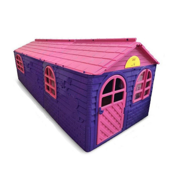Záhradný domček 256x129x120 cm Inlea4Fun DANUT - Fialový