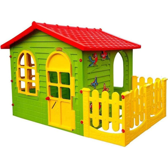 Detský záhradný domček s plotom Inlea4Fun GARDEN HOUSE