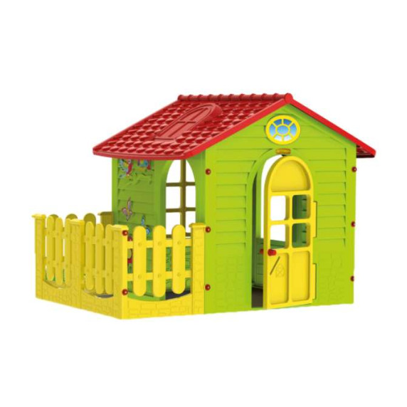 Detský záhradný domček s plotom Inlea4Fun GARDEN HOUSE