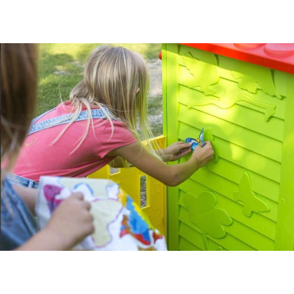 Detský záhradný domček s plotom Inlea4Fun GARDEN HOUSE