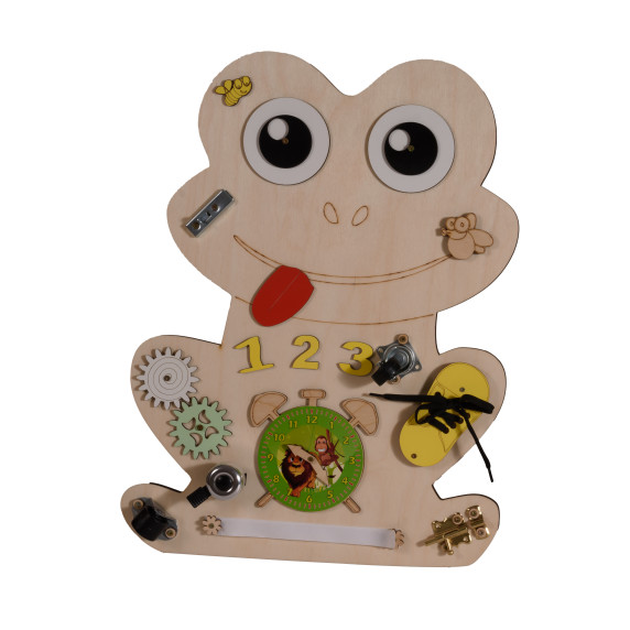 Edukačná tabuľa pre deti 48 x 36,5 x 6,5 cm MK05 - žaba