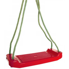 Závesná plastová hojdačka rovná Inlea4Fun SWING Board - červená - 