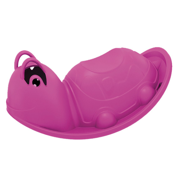 Umelohmotná detská hojdačka Korytnačka Inlea4Fun TURTLE ROCKER - ružová