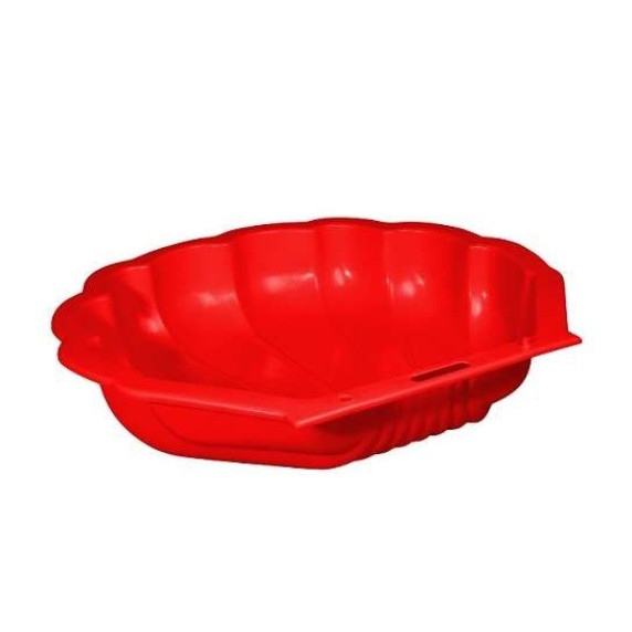 Cutie de nisip scoică, Maxi, roșu Inlea4fun