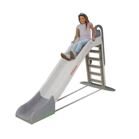 Topogan 243 cm - alb/gri - Inlea4Fun 014550/17
