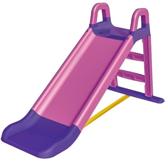 Šmykľavka s madlom 140 cm Inlea4Fun - ružová