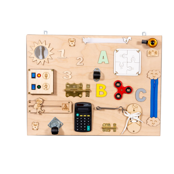 Joc educativ pentru copii - 50x37,5 cm - MT19 - natur