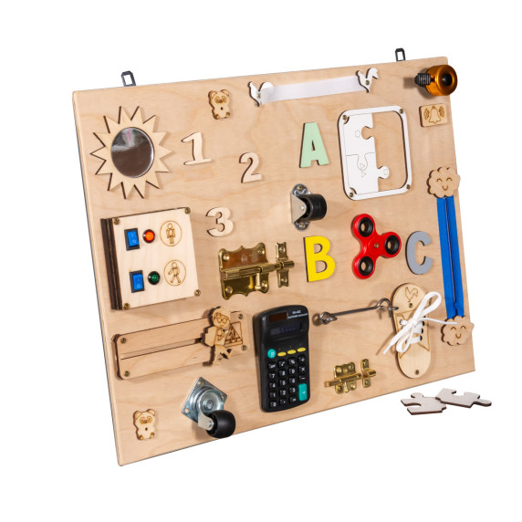 Joc educativ pentru copii - 50x37,5 cm - MT19 - natur