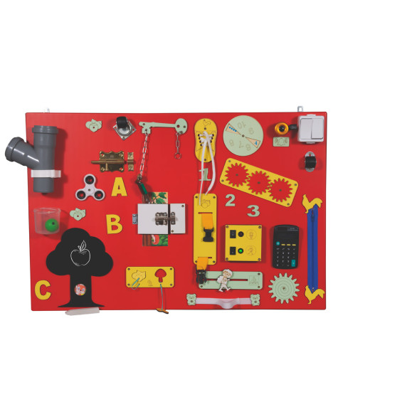 Joc educativ pentru copii - 75x50 cm MT22 - roșu