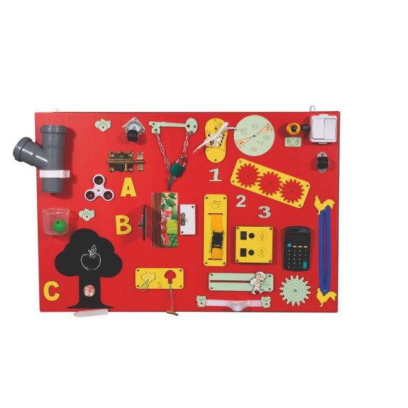 Joc educativ pentru copii - 75x50 cm MT22 - roșu