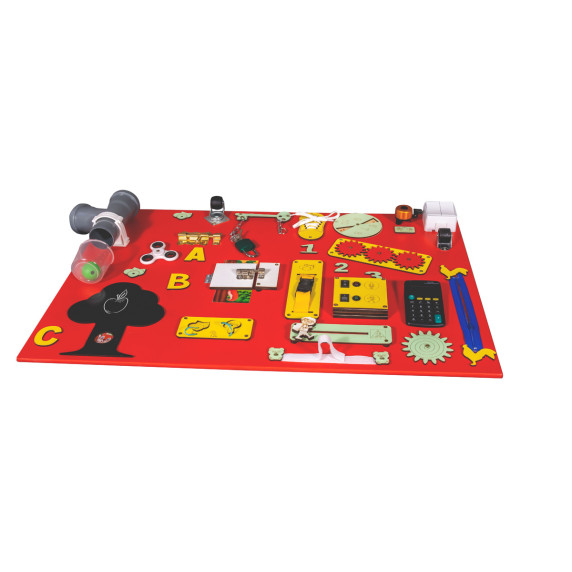 Joc educativ pentru copii - 75x50 cm MT22 - roșu