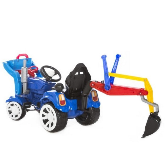 Pedálos markoló és homlokrakodó Inlea4Fun - kék