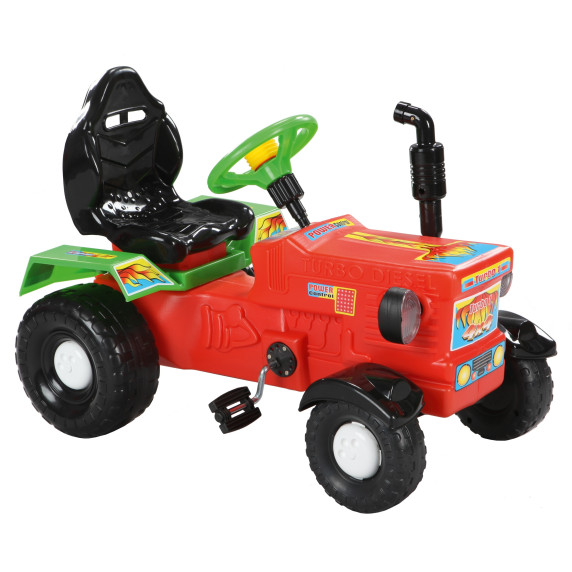 Tractor cu pedale - roșu - Inlea4Fun FARMER TRACTOR