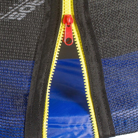 Gyerek trambulin védőhálóval 116 cm AGA - Világoszöld/sárga - MR1116