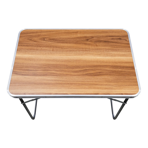 Masă camping, pliabil - 80x60x70 cm AGA MR2020-Wooden - maro