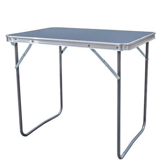 Masă camping din aluminiu - 70x50x60 cm - AGA MR2022-Grey - gri