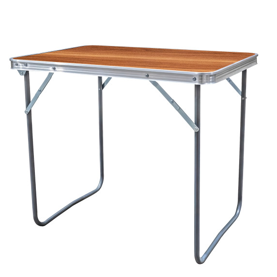 Kempingový stolík 70x50x60 cm AGA MR2022-Wooden - Hnedý