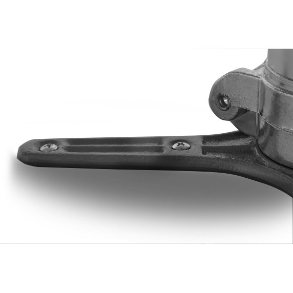 LINDER EXCLUSIV Vrtna miza 60×60 cm BISTRO – srebrna