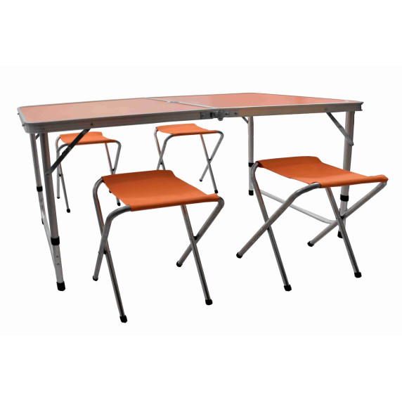 Set camping pliabil - portocaliu - AGA MR4100-ORANGE