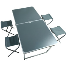 Kemping összecsukható szett AGA MR4100-GREY - Szürke - 