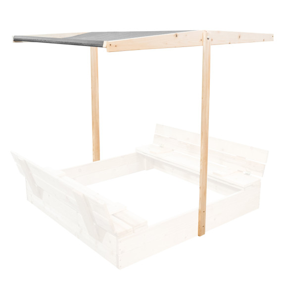 Copertină pentru cutia de nisip 120 x 120 cm AGA - Gri