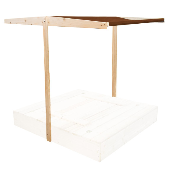 Copertină pentru cutia de nisip 120 x 120 cm AGA - Marou