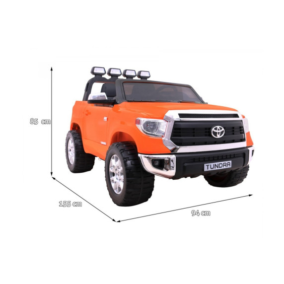 Elektrické autíčko TOYOTA Tundra XXL - oranžové