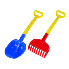 Záhradné náradie - lopata a hrable pre deti Inlea4Fun - 