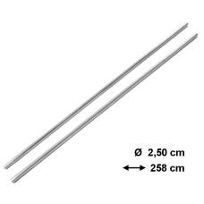 AGA védőháló tartóoszlop Ø 2,5 cm - hossz 258 cm - 
