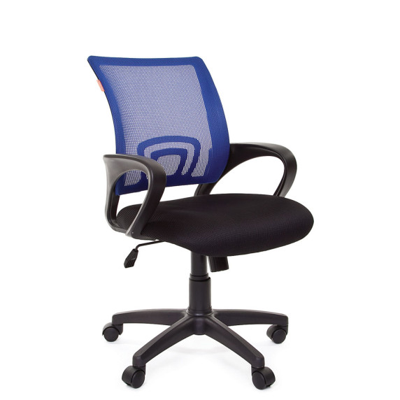Chairman 696-B modern forgószék karfával-sötét kék