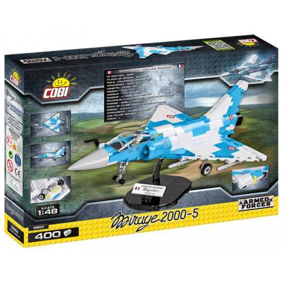 COBI 5801 Armed Forces Mirage 2000 Vadászrepülőgép