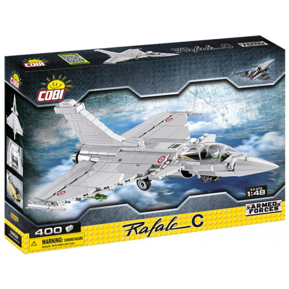 Stíhacie lietadlo COBI 5802 Armed Forces Rafale C, 400 ks
