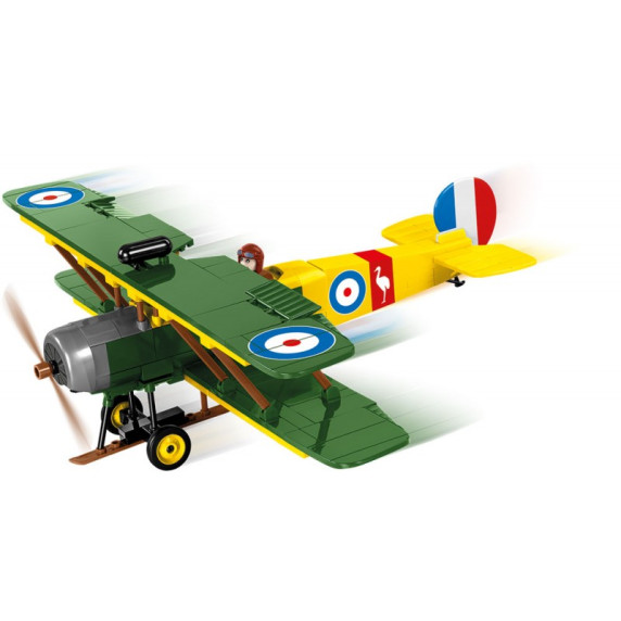 COBI 5704 Great War Stíhacie lietadlo AVRO 504 D7600 230 ks