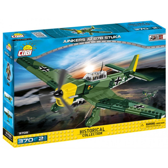 COBI 5705 II WW Bombardovacie lietadlo Junkers Ju 87 B-2 Stuka 370 ks
