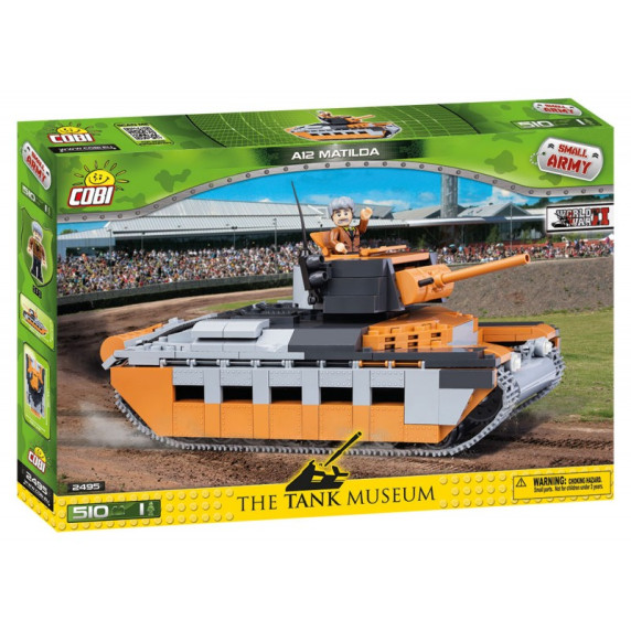 COBI-2495 Small Army II WW A12 Tank Matilda Harckocsi