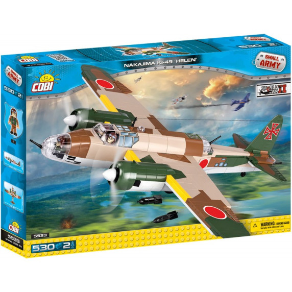 COBI 5533 II WW Japonský bombardér Nakajima Ki-49 Helen 530 ks