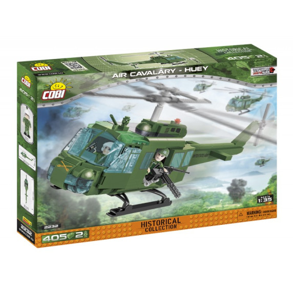 COBI 2232 Small Army Americký vrtulník Air Cavalry UH 410 ks