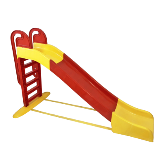 Csúszda kapaszkodóval 243 cm Inlea4Fun - piros