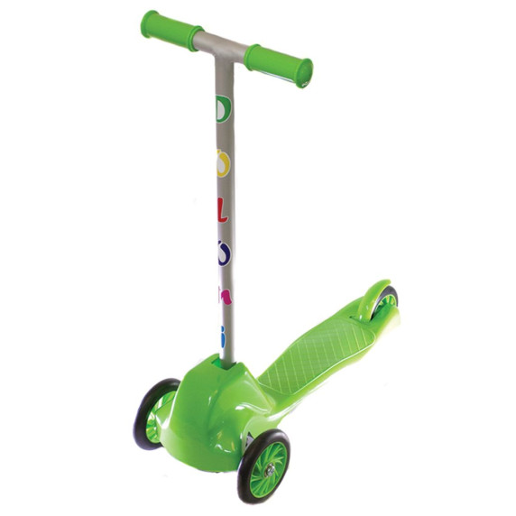 Háromkerekű gyerek roller Inlea4Fun - Zöld
