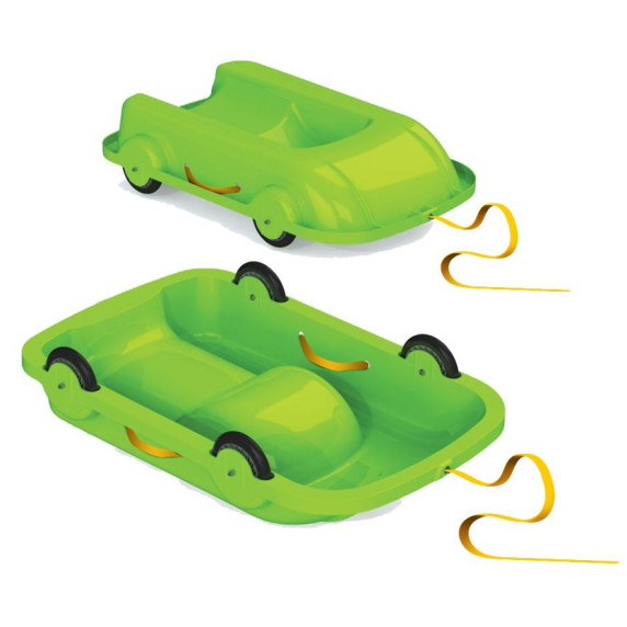 Univerzálne boby s kolieskami 2 v 1 Inlea4Fun 460504/1- zelené