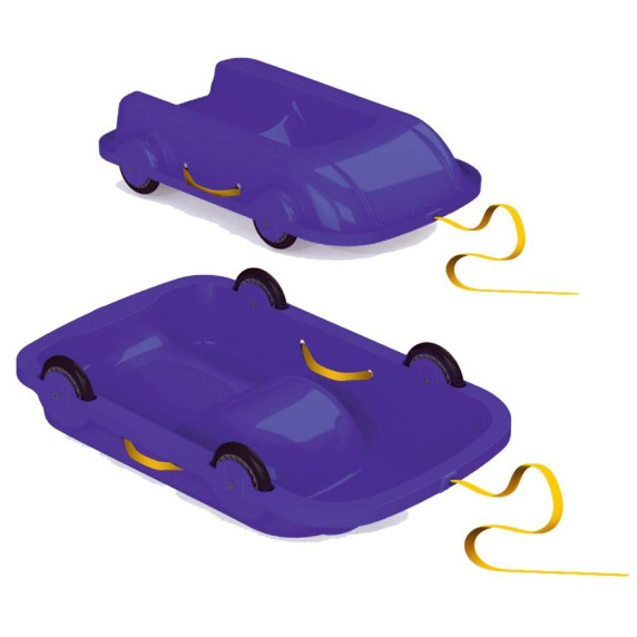 Univerzálne boby s kolieskami 2 v 1 Inlea4Fun  460404/4 - fialové